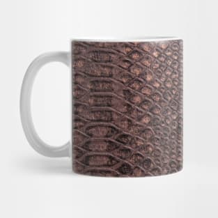 Leather Snakeskin Design Mug